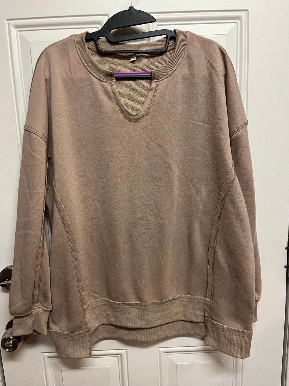 Women’s pullover sweatshirt, size medium, oversized